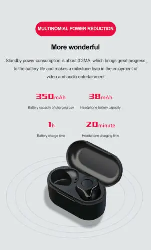TWS Bluetooth 5 0 мини гарнитура беспроводные наушники вкладыши Twins Игровые 5D стерео