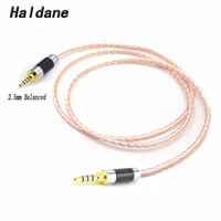 free shipping haldane 4pin xlr2 5mm4 4mm balanced headphone upgrade cable for fostex t60rp t20rp t40rpmkii t50rp