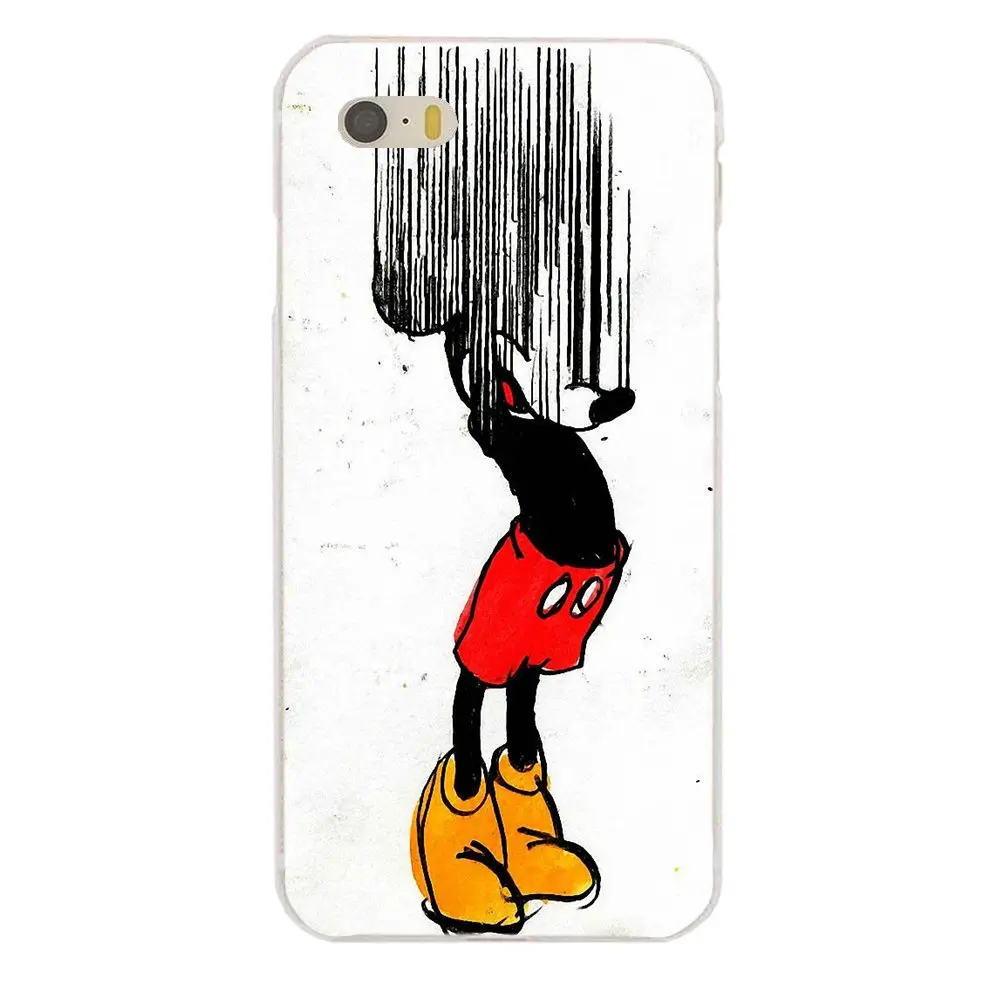 В продаже для Huawei Mate 7 8 9 10 P7 P8 P9 P10 P20 Lite Plus Pro GR5 P Smart 2017 Bad Mick Mouse On Wood