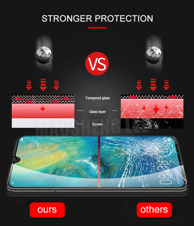 Закаленное стекло 2 шт./лот для Huawei Honor 10i 20i защита экрана 9H анти Blu Ray закаленное