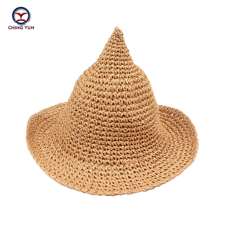 Детская соломенная шляпа от солнца с полями ручной работы для отдыха и