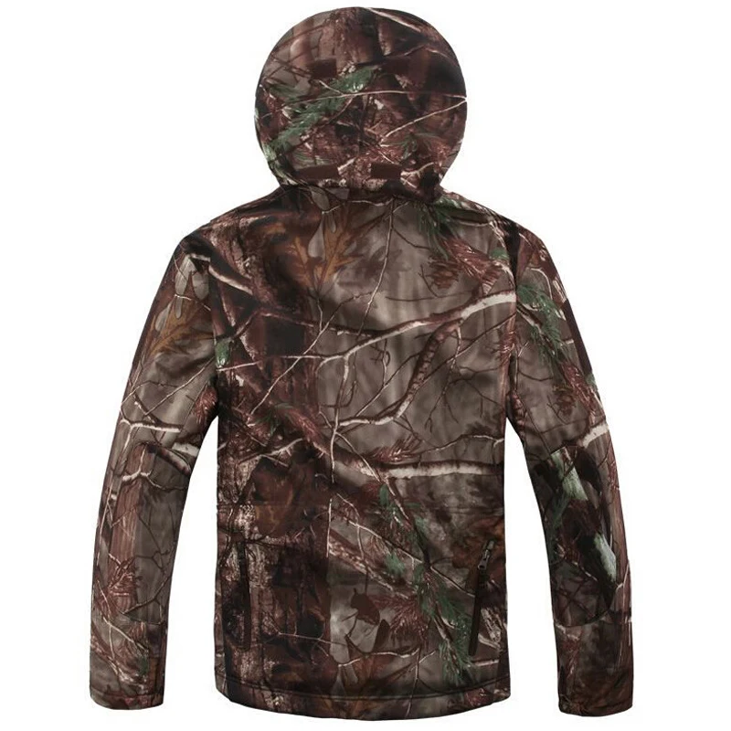 Tad Мужская тактическая куртка с мягкой оболочкой армейский водонепроницаемый