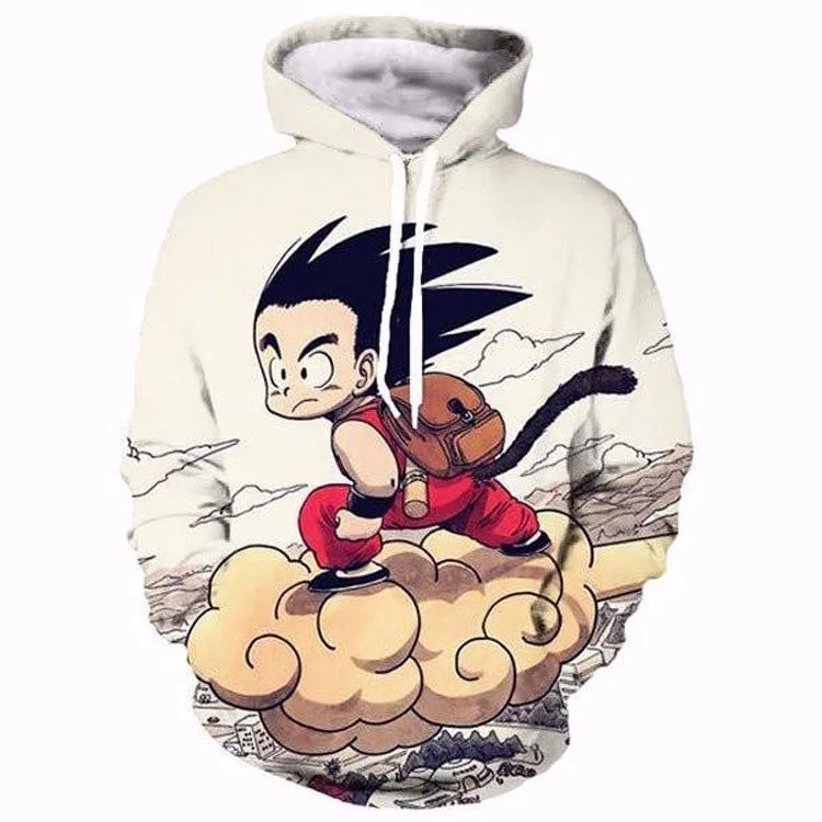 Бренд Dragon Ball 3D толстовки с капюшоном для мужчин и женщин толстовка Z Аниме модные