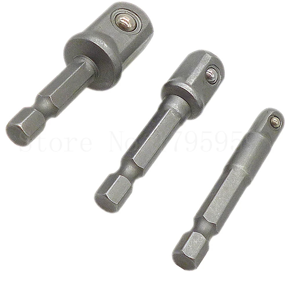 3 шт. 1/4 &quotшестигранный хвостовик Ударная дрель гнездо адаптер конвертер Набор
