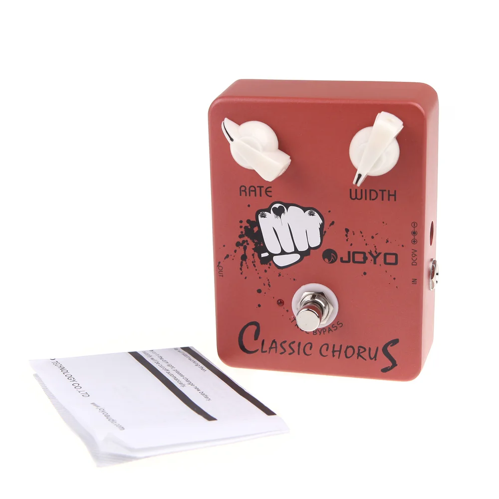 JOYO JF 05 педаль эффектов для электрогитары Классический хор Правда Обход Дизайн|true