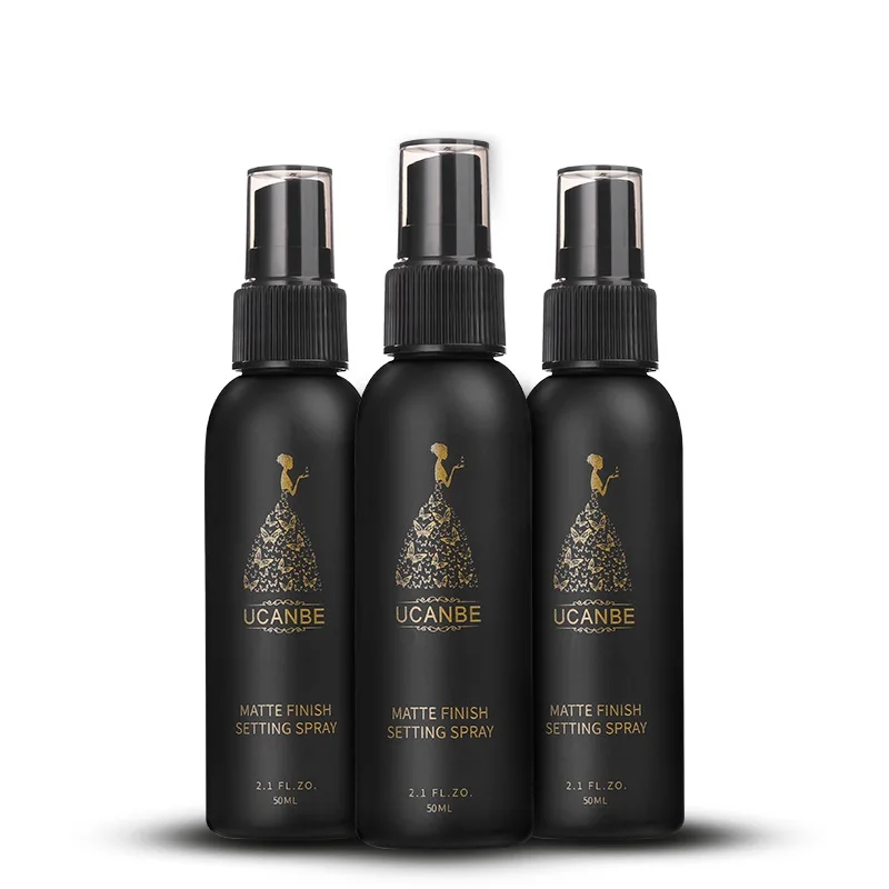 Спрей для закрепления макияжа 50 мл матовый отделка бутылка фиксирующий спрей