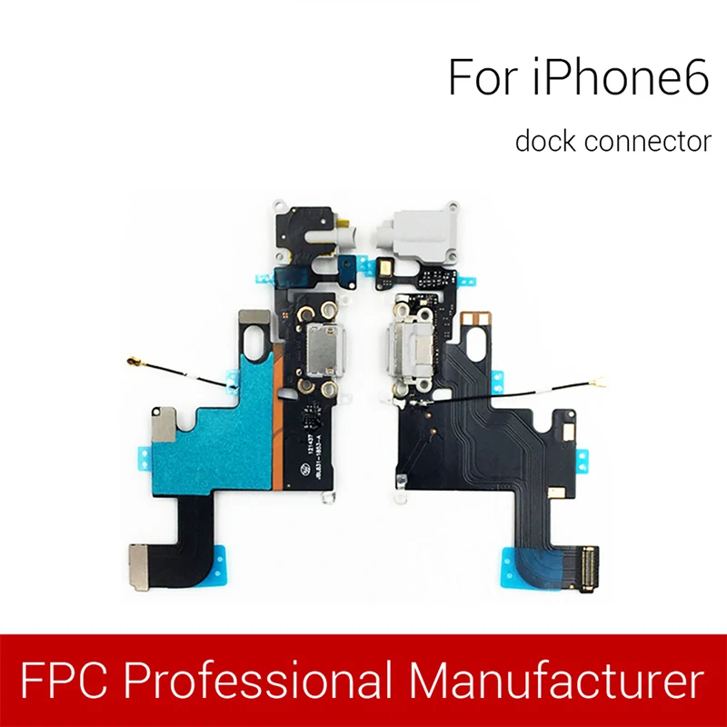 Для iPhone 4 4S 5 5S 6 6plus USB порт для зарядки док-станция гибкий кабель фиксации запасные