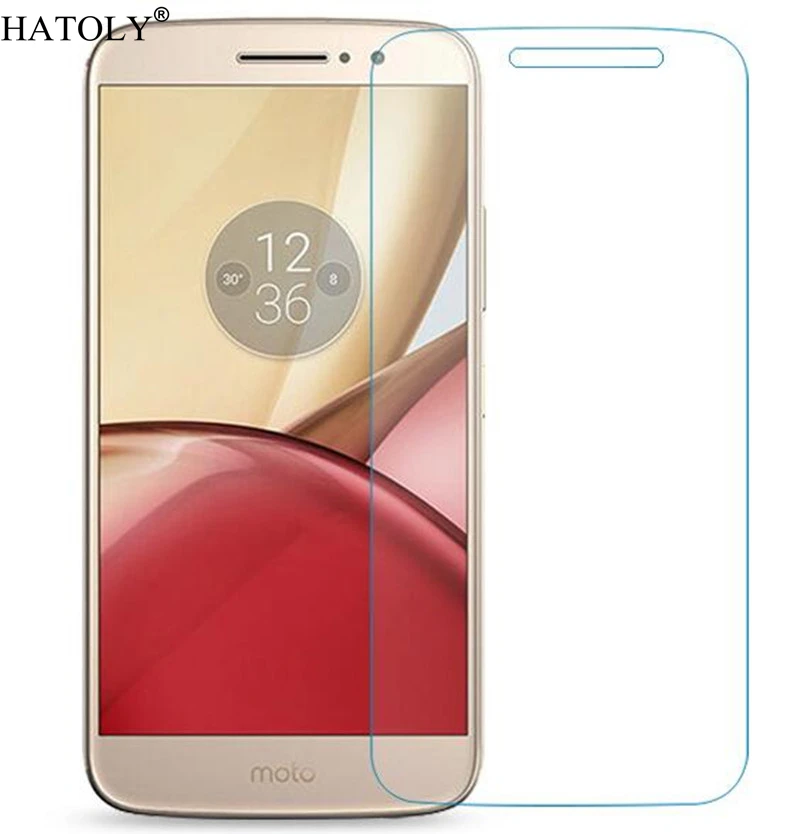 Закаленное стекло HATOLY для Motorola Moto M 2 шт. ультратонкая Защита экрана XT1663 пленка 5