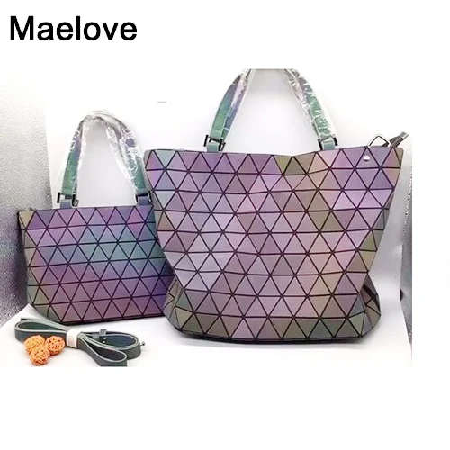 Maelove световой сумка 2021 Новая Женская сумочка с геометрическим узором сумки на