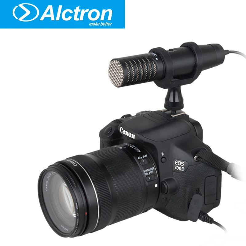 Alctron S507 профессиональный видео и граничный микрофон используемый в цифровой dslr