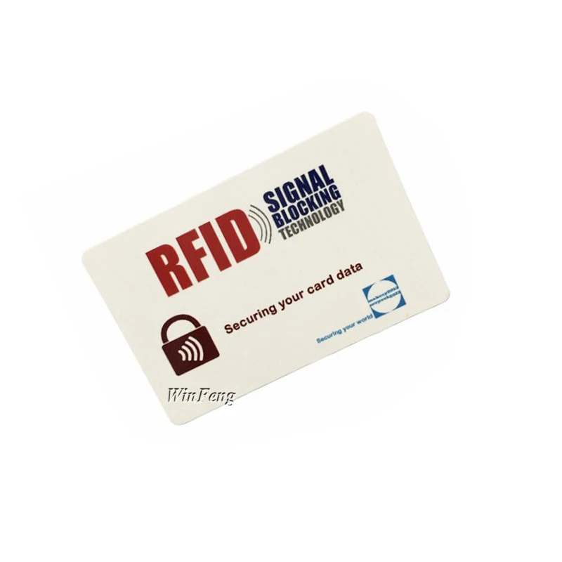 500 шт./лот 13 56 МГц RFID блокировщик карты NFC блокировка анти-идентификационный банк