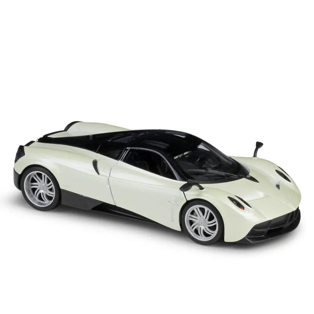 Белый Welly 1:24 Pagani Huayra литья под давлением модель спортивный гоночный автомобиль Транспортное средство в коробке - Цвет: Белый