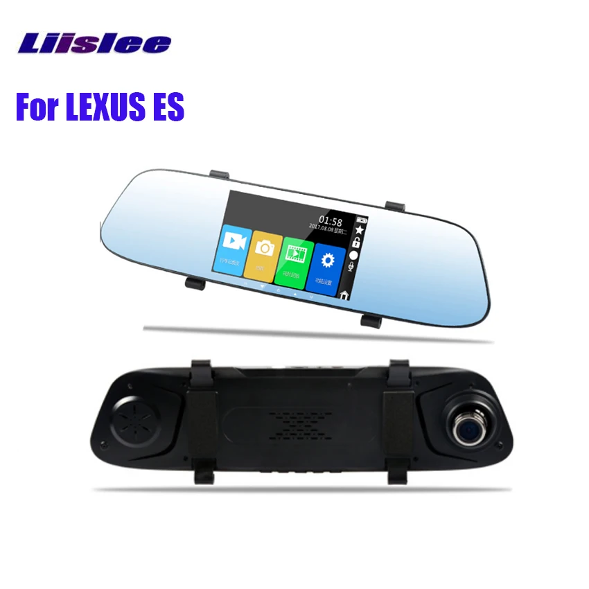 LiisLee для LEXUS es ультра тонкий 5 дюймов DVR HD ночное видение зеркало заднего вида