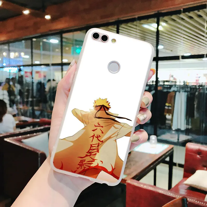 Силиконовый чехол Узумаки Наруто Аниме для huawei Nova 3 4 Honor 7C 7A 8 8X9 10 Y5 Y6 Y7 Y9 V20 Lite рro крышка - Цвет: Style 01