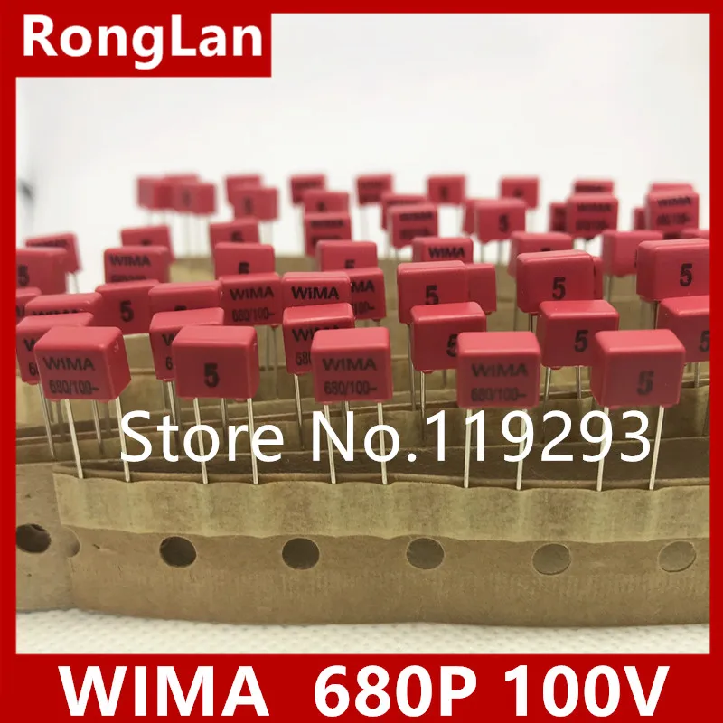 [SA]WIMA немецкий Weimar 680P 100V ряд с красными ножками 5m оригинальный диск со склада