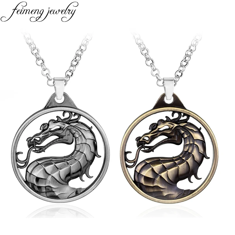 Мужские ожерелья feimeng кулон империи драконов Джейн|mortal kombat necklace|fashion necklacenecklace fashion
