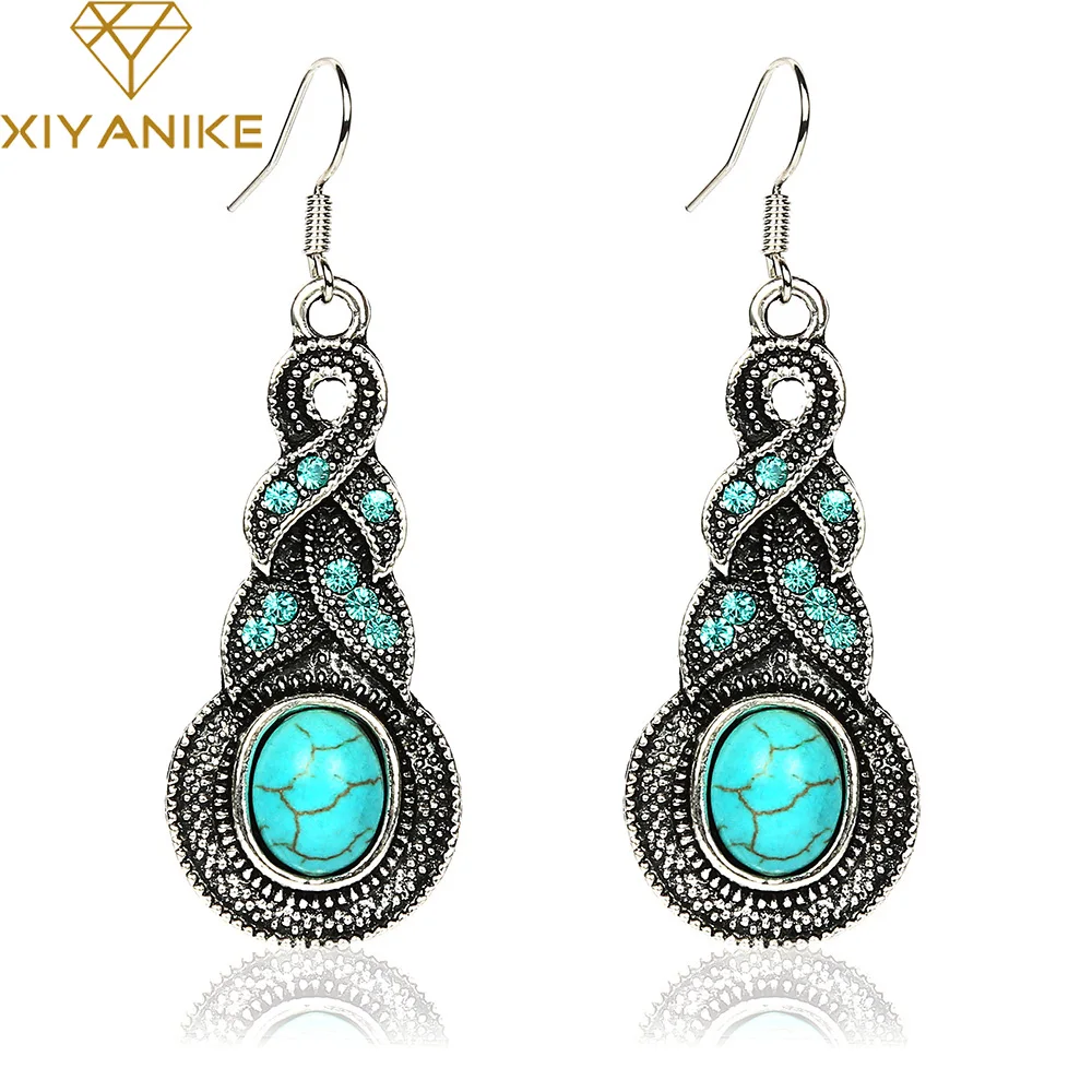 Новые специальные женские серьги подвески в виде тыквы с бриллиантами старинном