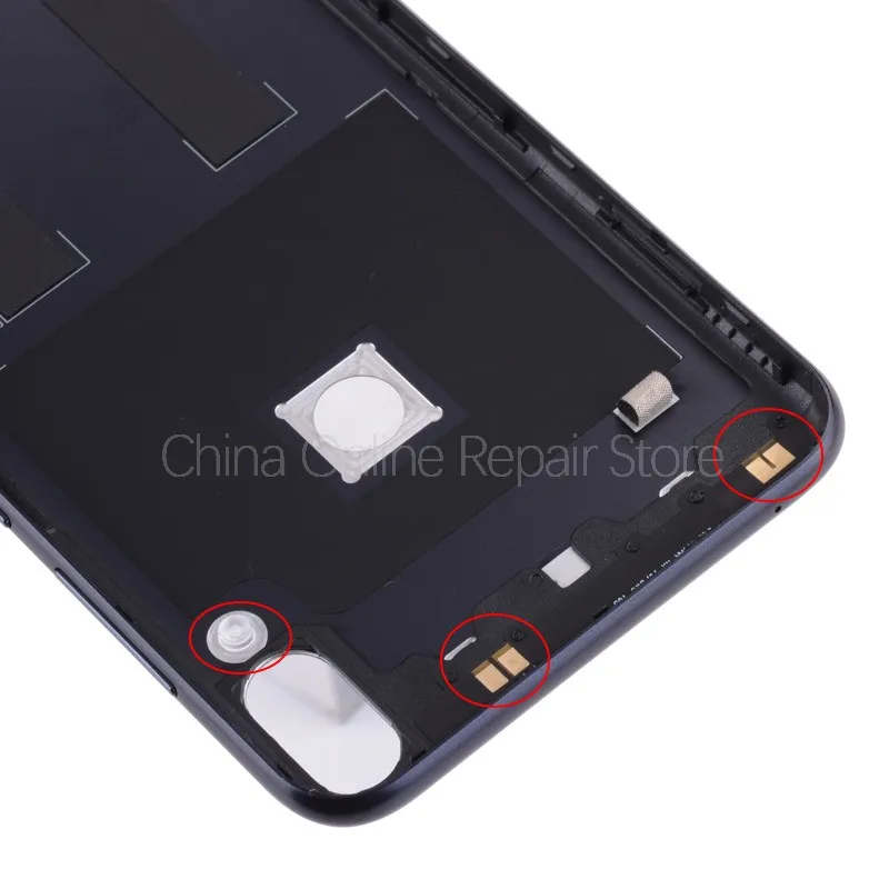 Задняя крышка для ASUS Zenfone max pro ZB601KL на батарею черный золотой