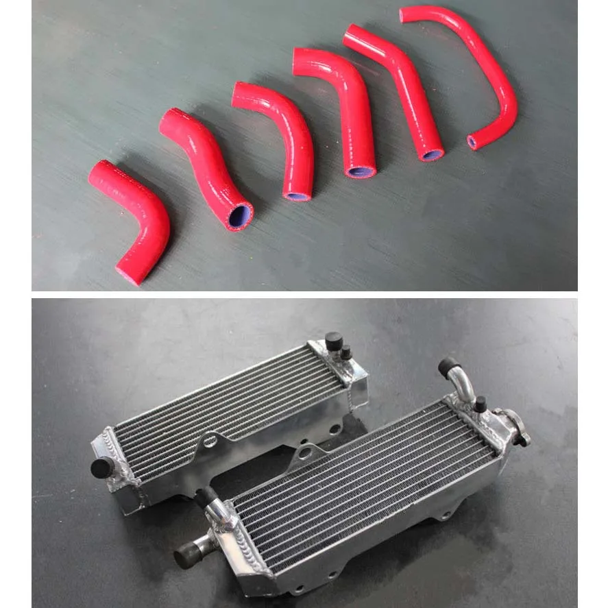 Hi-performance L &amp R радиатор из алюминиевого сплава и силиконовый шланг для Honda XR650R XR 650
