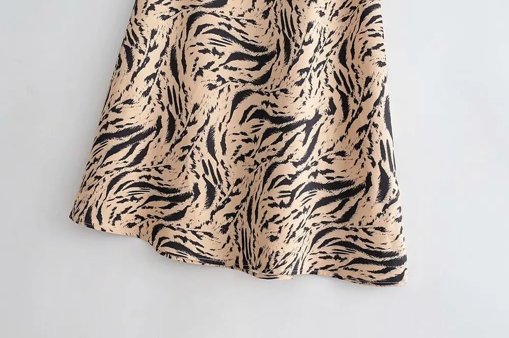 Новинка 2019 Женская винтажная Сексуальная Полосатая юбка средней длины с принтом