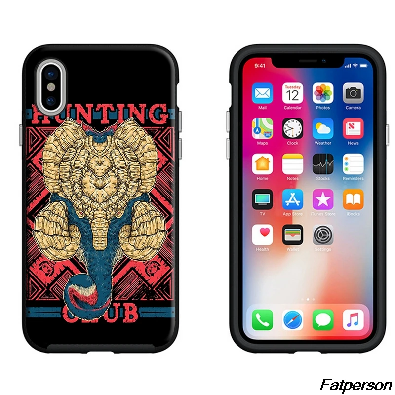 MONSTER HUNTER WORLD Black soft Silicone TPU Phone Case Cover For Apple iPhone X 8 8plus 7 7plus 6 6splus 5 5s SE Coque cases | Мобильные