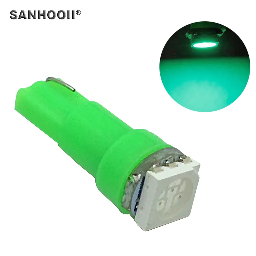 1 шт. автомобильная светодиодная лампа T5 5050 1SMD|Сигнальная лампа| |