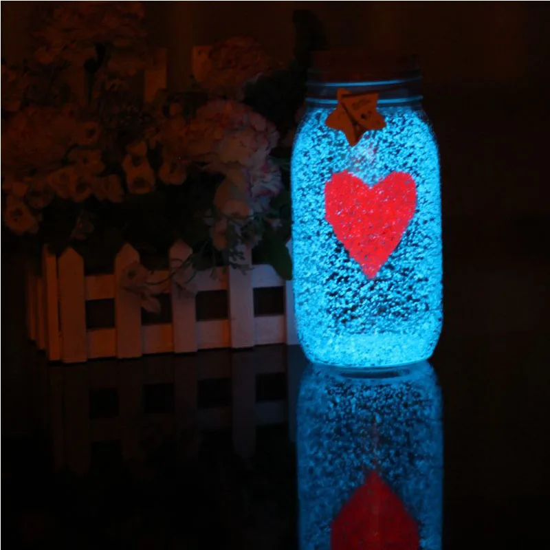 Красные 10 г Светящиеся вечерние DIY яркие светится в темноте краска звезда Желая