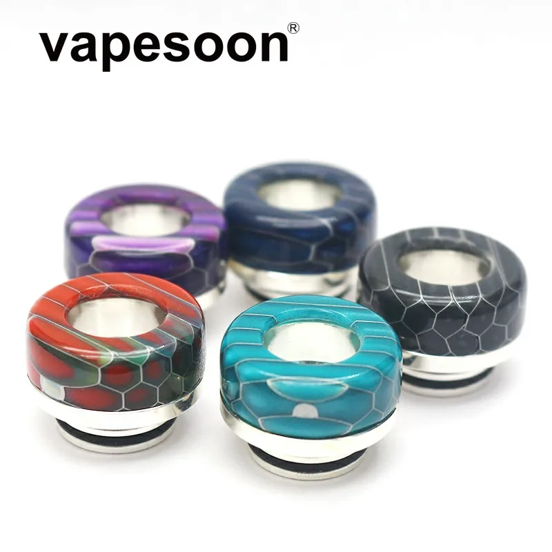 

Snake Skin Cobra 810 Drip Tip Mouthpiece for e-Cigarette 810 Thread Atomizer Vape Vaporizer Fit TFV12 Prince Tank etc