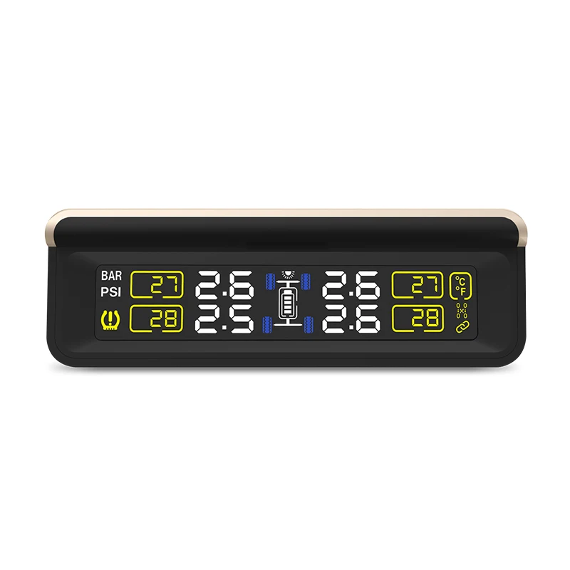 TPMS CAREUD система контроля давления в шинах солнечная энергия жк дисплей с 4