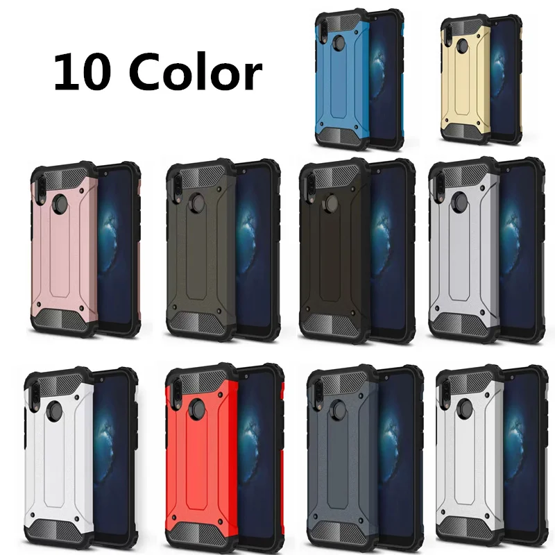 Корпус на P20 Lite резиновый ЖЕСТКИЙ бронированный чехол для Huawei P20lite тонкий бампер 5