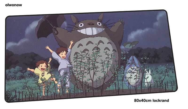 Size 800x400x2mm Totoro коврик для мыши 80x40 см горячая Распродажа коврики для мыши лучший игровой коврик для мыши геймер locrkand Большие персонализированные коврики для мыши Клавиатура ПК pad - Цвет: Size 800x400x2mm