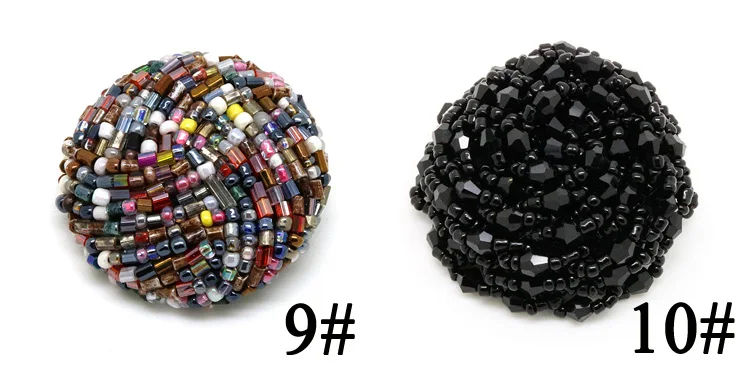 DIY Высокое качество bling-bling большой жемчуг бисером розовый/зеленый/синий/черный жемчуг круглая кнопка со стразами пальто кнопка