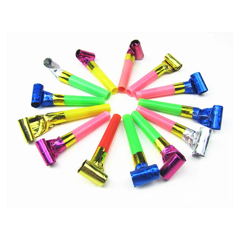 10 шт./лот Шум Maker маленькая выброса пластиковый свисток детский день рождения