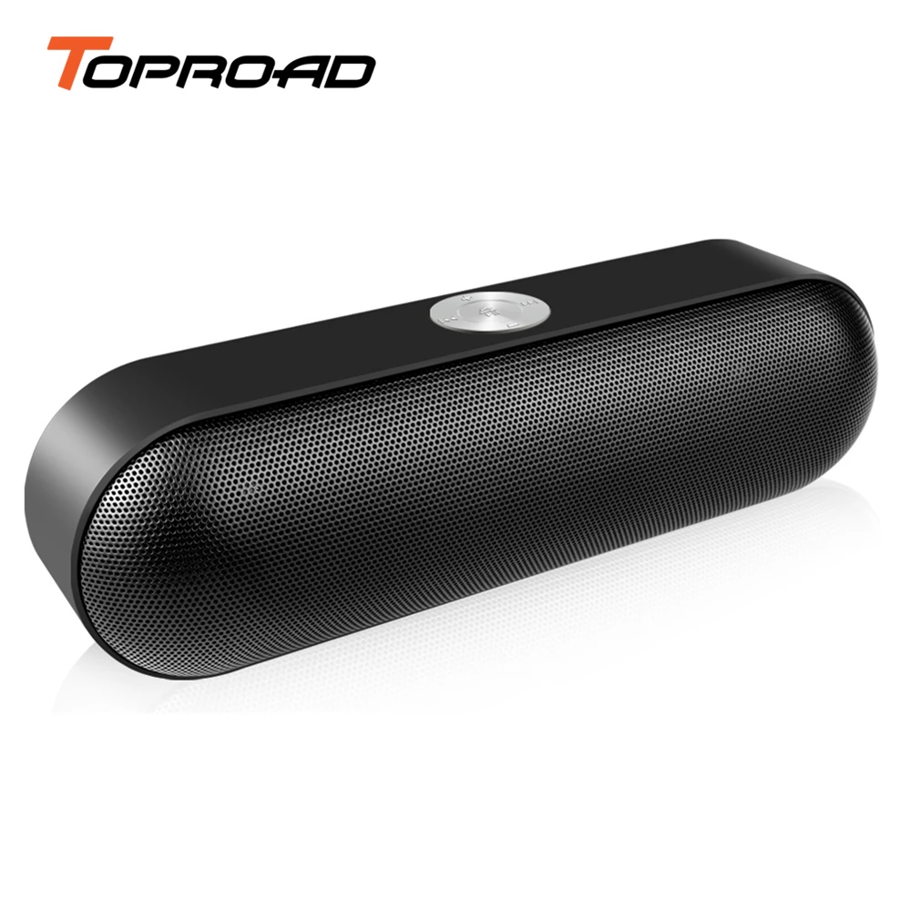 Bluetooth Колонка TOPROAD портативная с микрофоном AUX FM|Портативные колонки| |