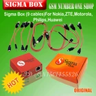 Оригинальный Sigma Box Sigmabox gsmjustoncct, полный набор для разблокировки и вспышки, и ремонта для китайской фототехники, кабель Nokia + 9
