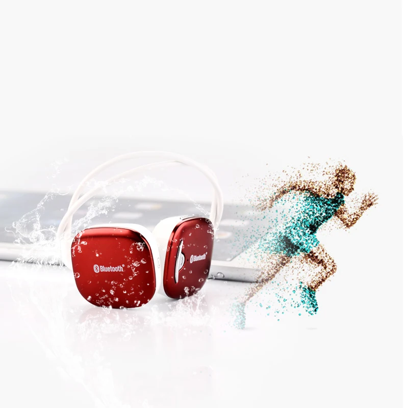 Беспроводная Bluetooth гарнитура стерео анти пот спортивные наушники шумоподавление