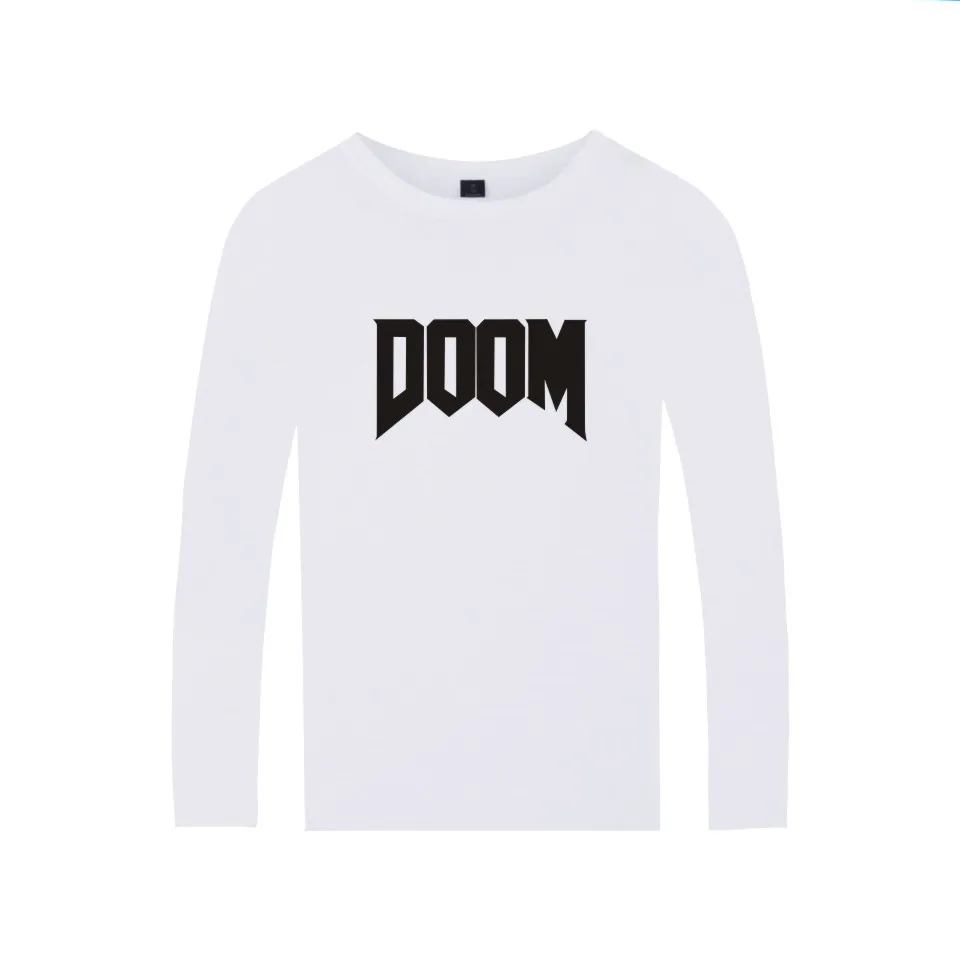 Футболка Мужская/Женская Повседневная с длинным рукавом и принтом DOOM DILLA |