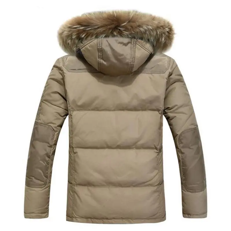 HEE GRAND/Мужское зимнее теплое пуховое пальто 2018 новое поступление с меховым