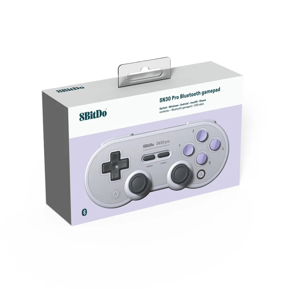 8bitdo SN30 Pro SN/G Classic Bluetooth Беспроводной контроллер Вибрация элементы управления
