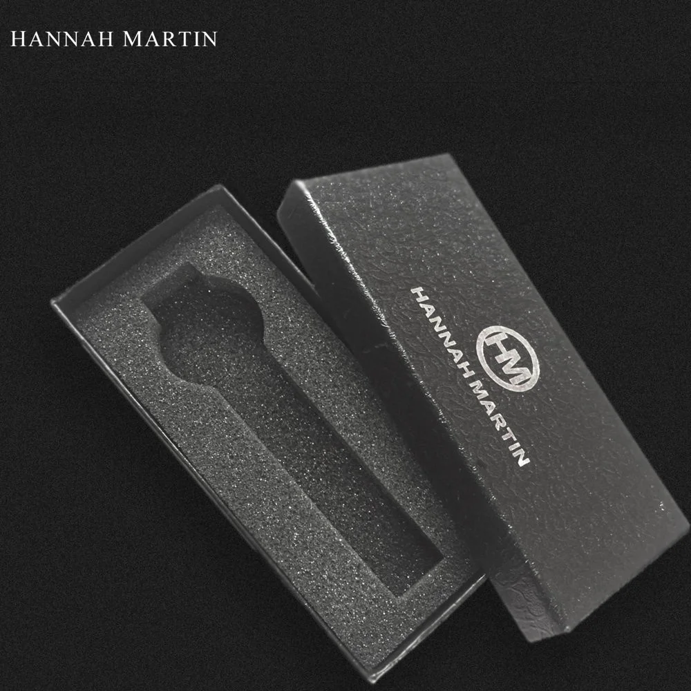 1 шт. HANNAH Martin Оригинальный чехол для мужчин и женщин часы черный подарок