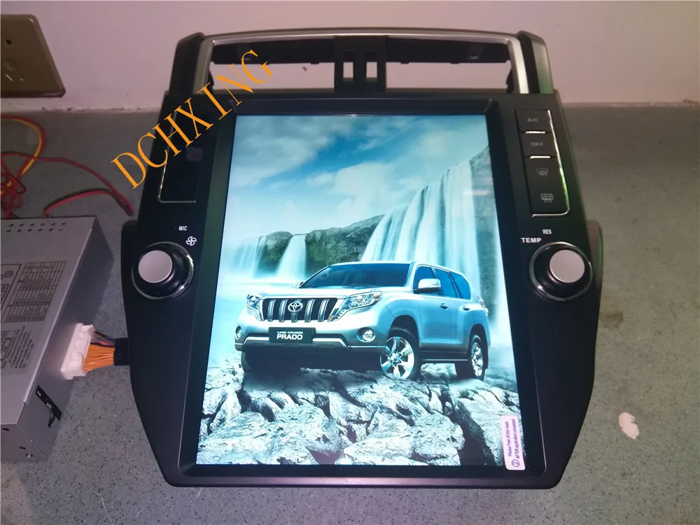 12,1 ''tesla стиль Android 8,1 автомобильный dvd-плеер gps навигация для Toyota Land Cruiser Prado 2010 2011 2012 2013 PX6 CARPLAY