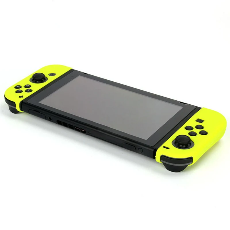 Мягкий силиконовый чехол высокого качества для Nintendo Switch красный зеленый розовый