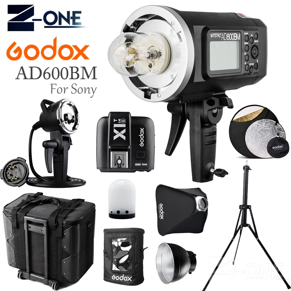 Беспроводная вспышка GODOX AD600BM HSS 2 4G Speedlite + передатчик для X1T S AD H600B сумка переноски