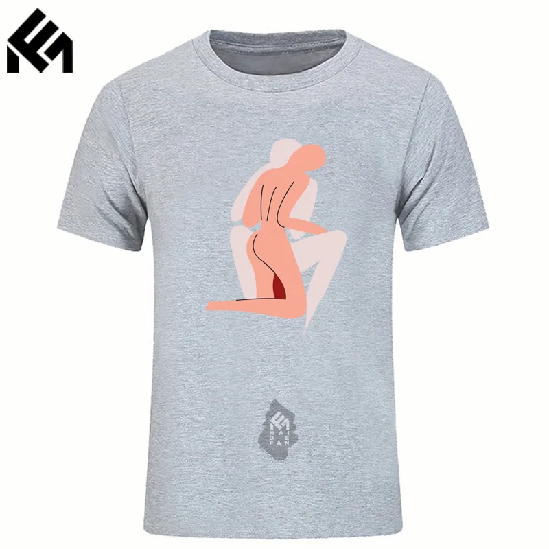 Пикантные мужские и женские футболки S-XXL круглым вырезом короткий рукав Одежда