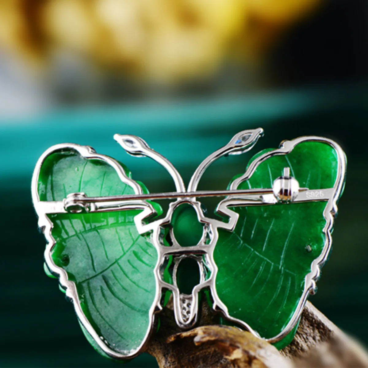 Корсаж украшения эстетический темперамент женская одежда с бабочками 925 Серебро