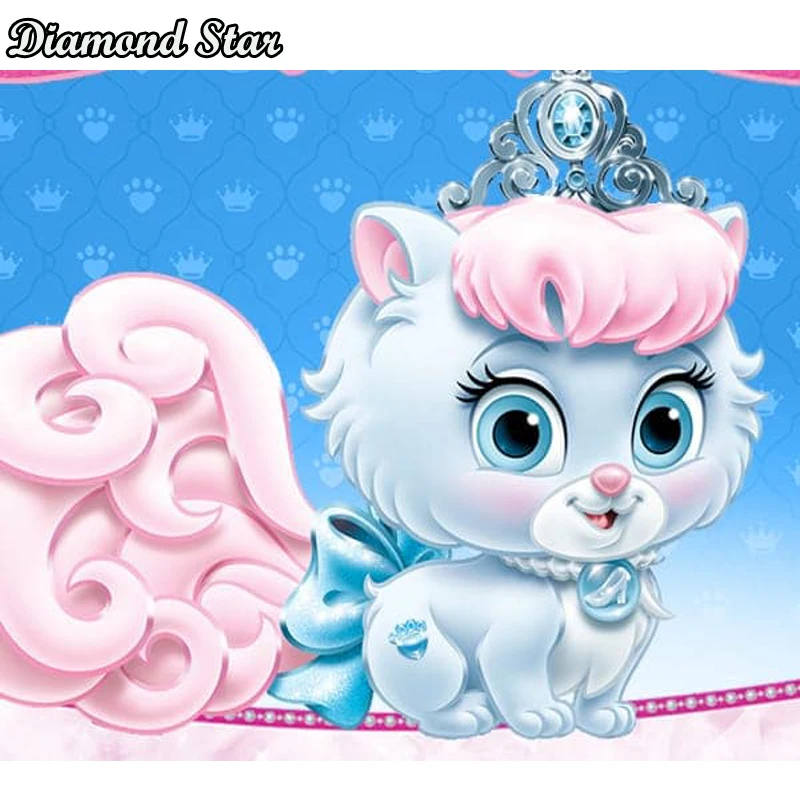 

Полностью квадратная/круглая дрель 5D DIY Алмазная картина "мультяшная собака" вышивка крестиком Мозаика горный хрусталь