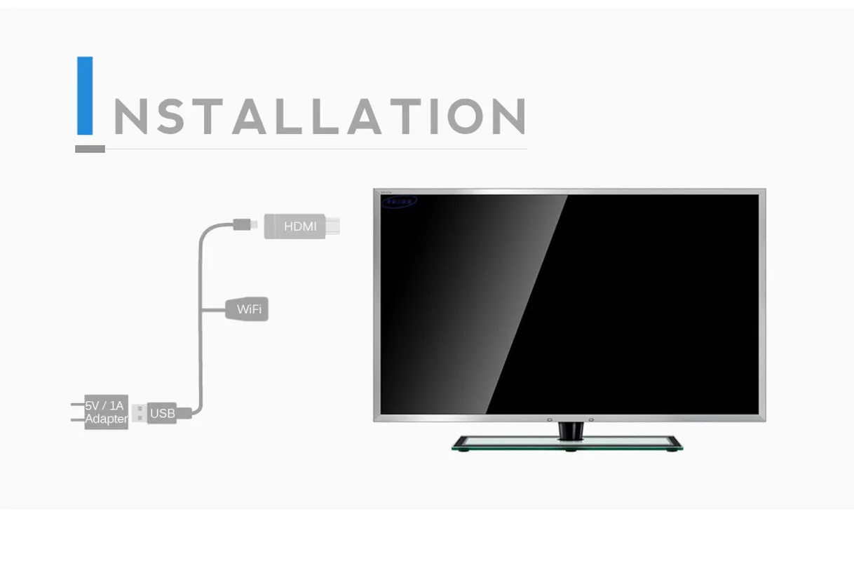 Wecast ТВ палка E28 тонкий wifi tv ключ трансляция DLNA Miracast простой Беспроводной адаптер