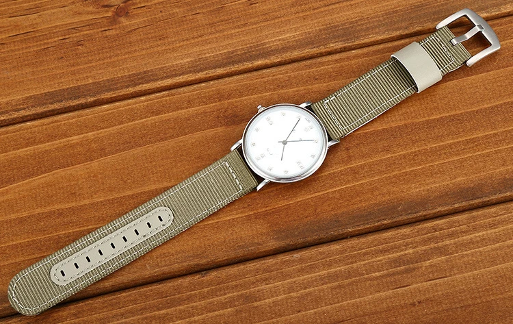 Ремешок нейлоновый для часов водонепроницаемый спортивный браслет с защитой от