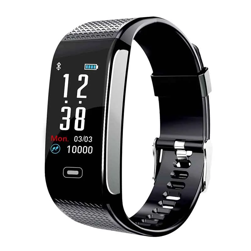 Смарт-Браслет фитнес-браслет цветной ЖК-экран сообщение время пульса