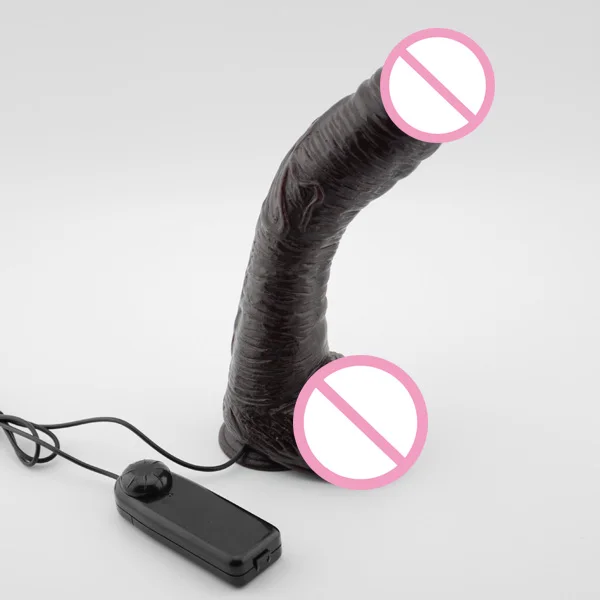 10 5 ''большой фаллоимитатор коричневый вибратор реалистичный пенис супер